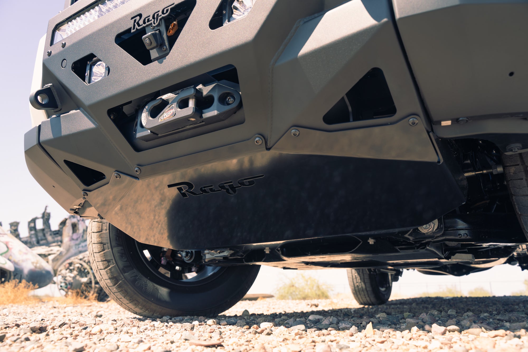 2024 Toyota Land Cruiser Front Skid Plate for Center Mount Front Bumper