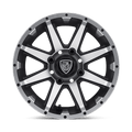 Fairway Alloys REBEL UTV 12X6 MACH MATTE BLACK -23MM