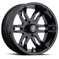 Fairway Alloys FLEX UTV 14X6.5 GLOSS BLACK -20MM