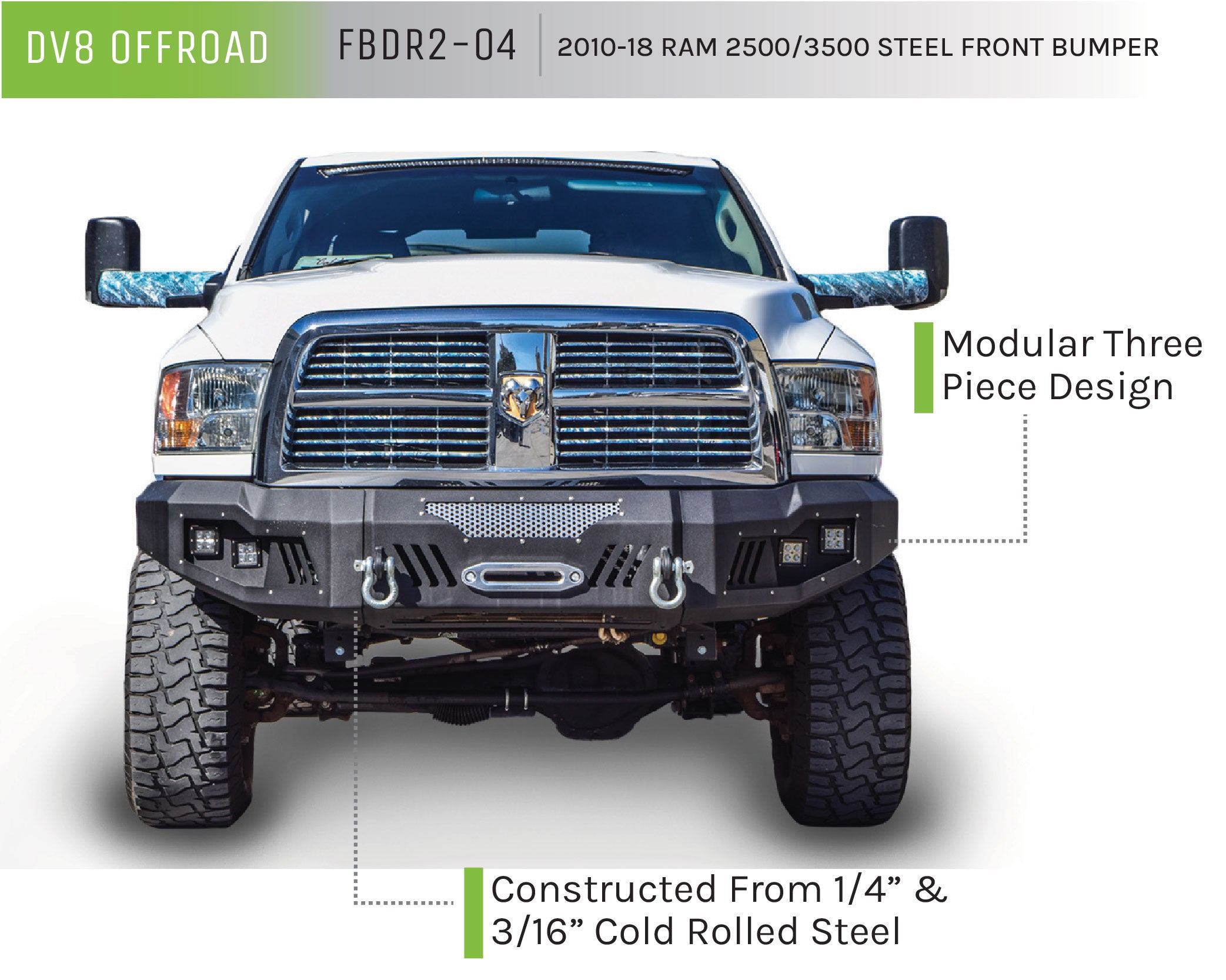 Ram 2500 / 3500 Steel Front Bumper