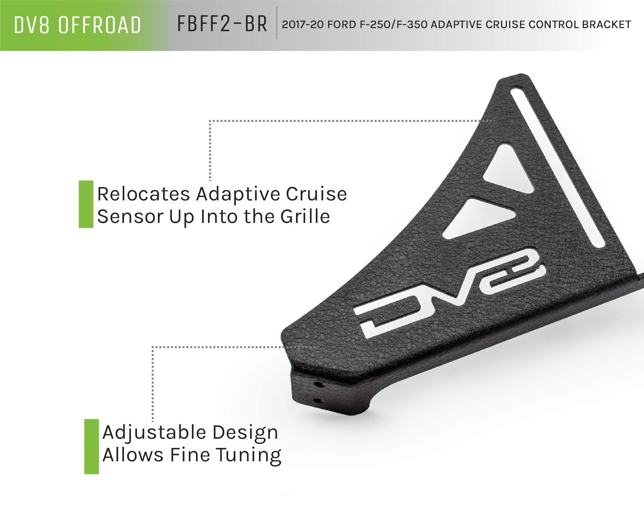 Ford F-250 / F-350 Adaptive Cruise Control Bracket