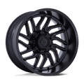 Fuel 1PC Hurricane 22X12 8X170 125 -44 Blk-Out