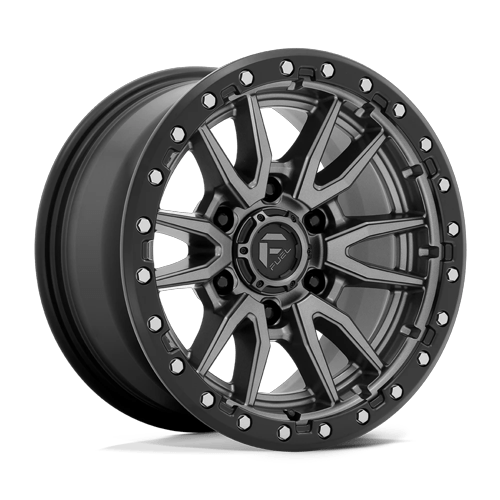 Fuel 1PC Rebel 20X10 8X180 124 -18 M-Gmtl-Blk-Rg