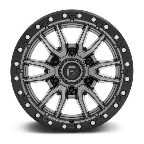 Fuel 1PC Rebel 17X9 6X4.5 66 +1 M-Gmtl-Blk-Rg