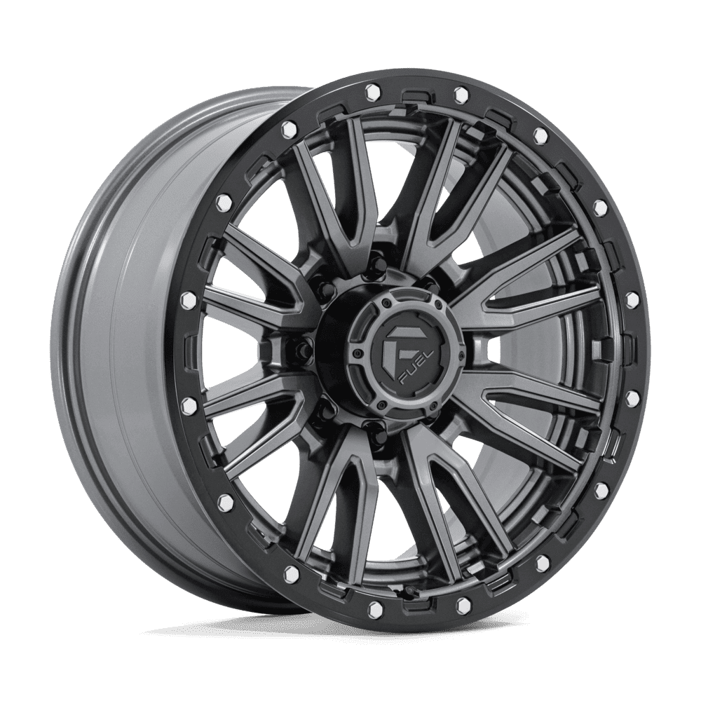 Fuel 1PC Rebel 20X9 8X6.5 125 +1 M-Gmtl-Blk-Rg