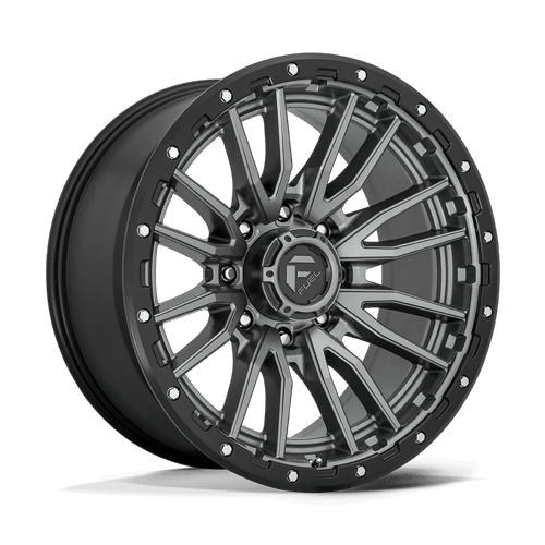 Fuel 1PC Rebel 22X10 8X180 124 -18 M-Gmtl-Blk-Rg