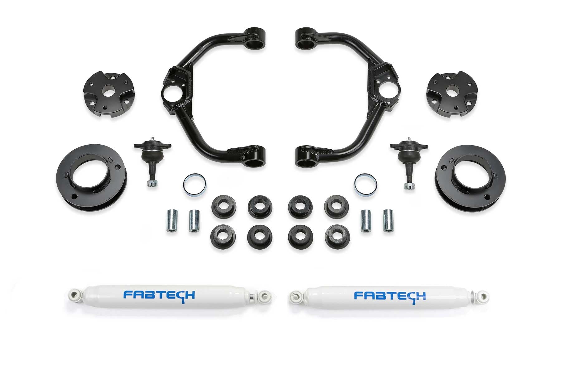 Fabtech Suspension Lift Kit - Performance Lift System with Shocks, 3 in. Lift, For PN[FTS23202/FTS23204/FTS7188]