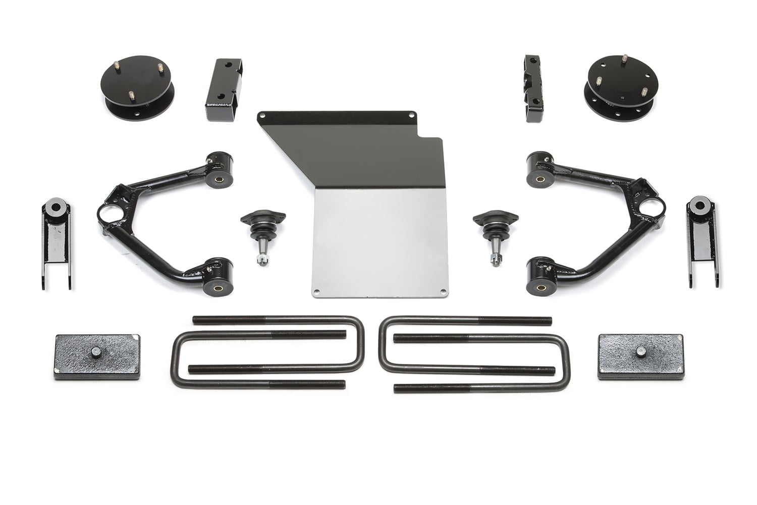 Fabtech Suspension Lift Kit - Component Box, For 4 in. Lift, Incl. Dirt Logic Stainless Steel Shocks, For PN[K1070DL]