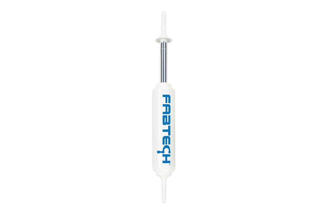 Fabtech Steering Damper Cylinder, 20.39 in. Extended Length, 12.11 in. Compressed Length, Stem To Stem