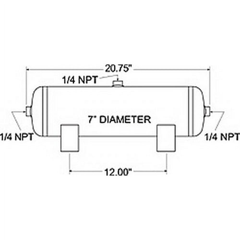 3 Gallon 3 Port Air Tank