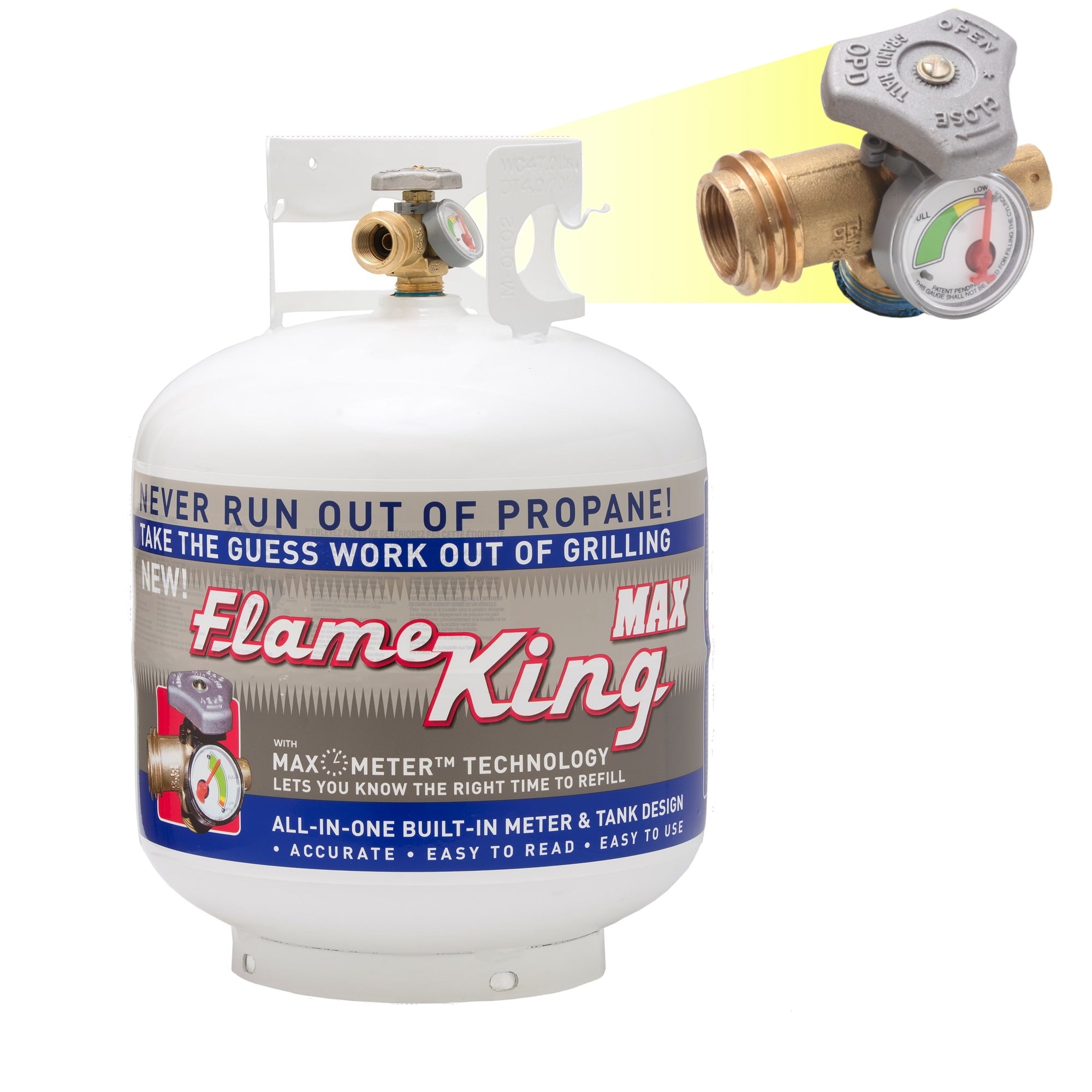 Max Flame 20 LB Steel Gas Cylinder