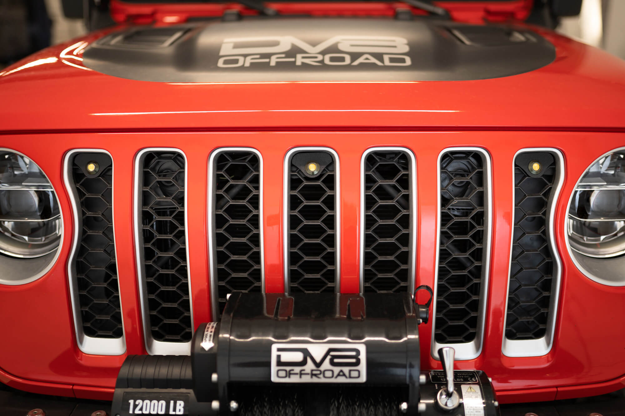 Jeep Wrangler JL Amber Grille Lights