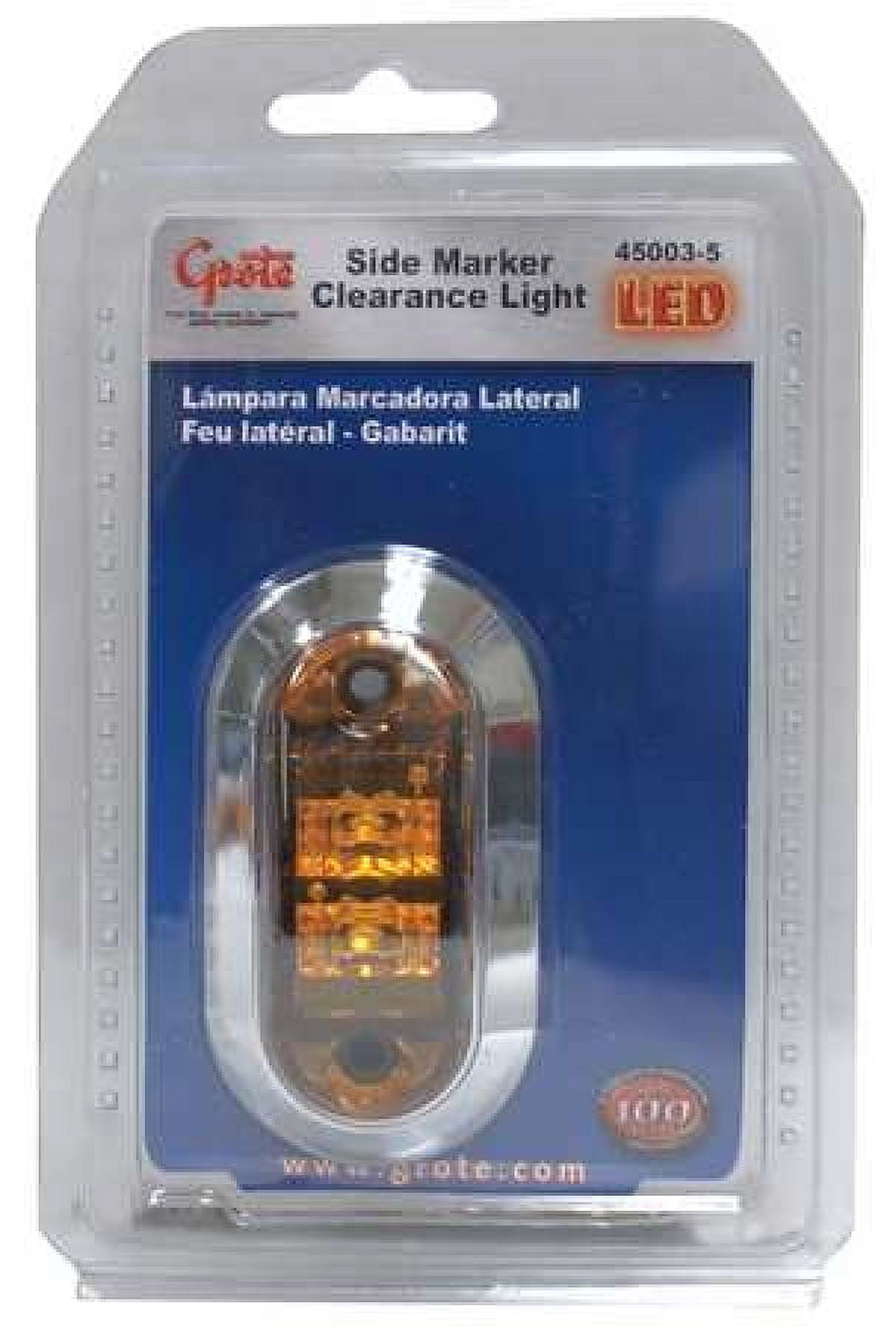 Clr/Mkr Lamp  Yellow  Ova