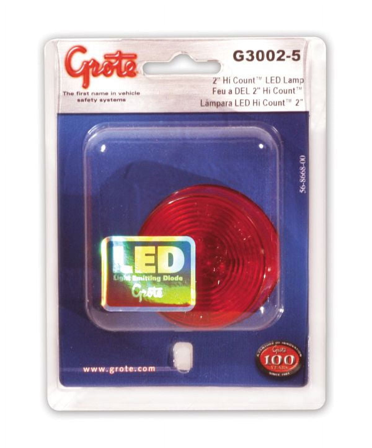 Clr/Mkr Lamp  2'  Red  Hi