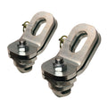 1 Pair - Plate Style Puck Anchor as
