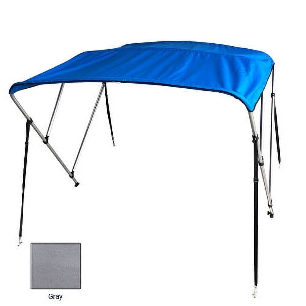 3 Bow Bimini Top 54"x6'x67-72" Gray
