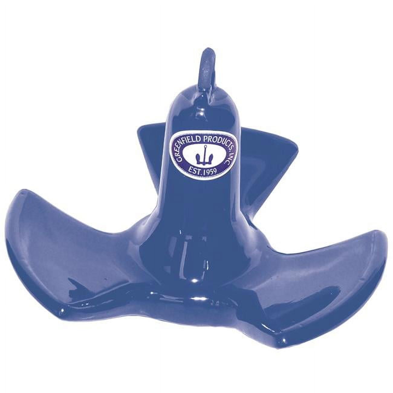 Greenfield 20lb Boat Anchor Deep Water; River Tri-Fluke Holds Up To 24' Boat