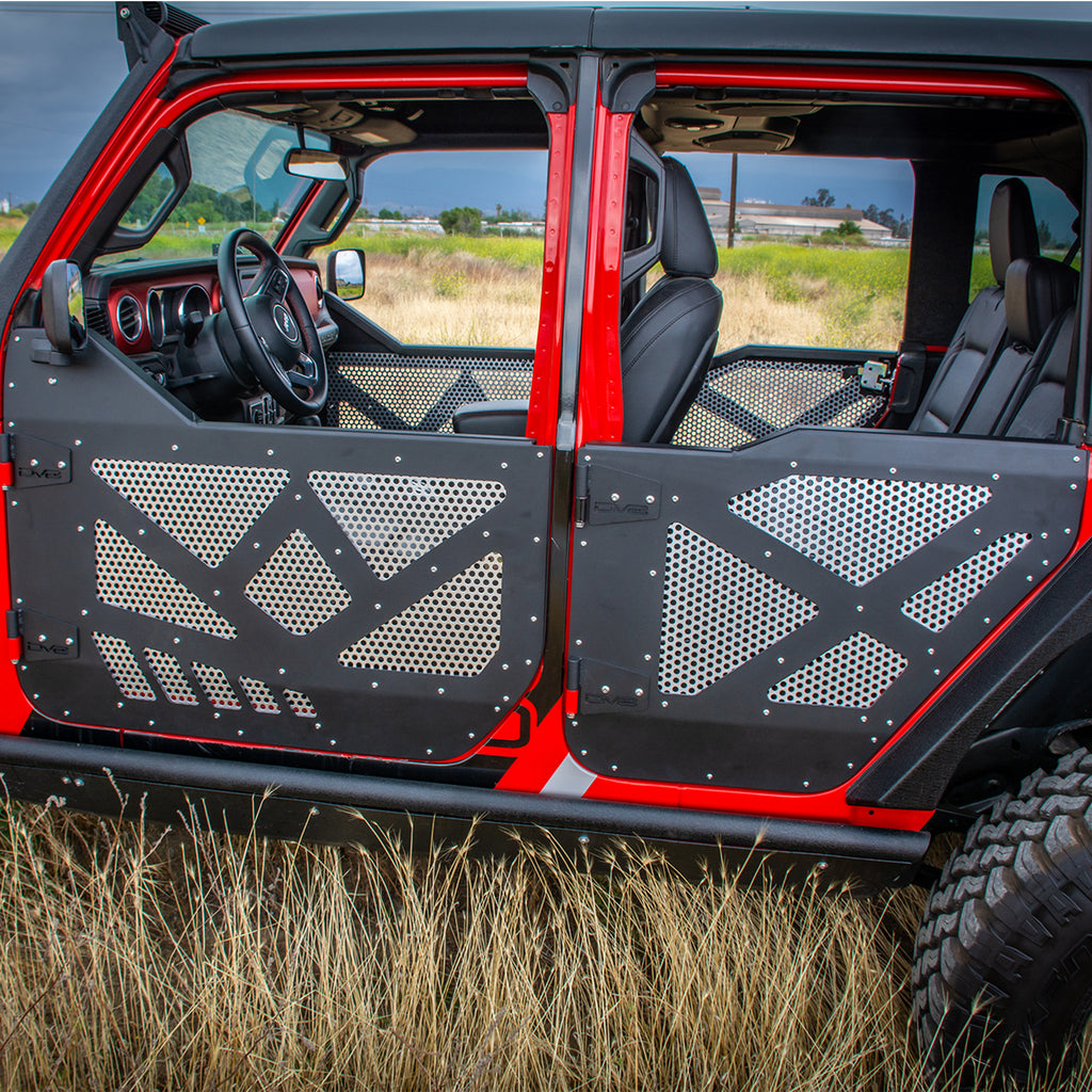 JT Half-Doors With Aluminum Mesh