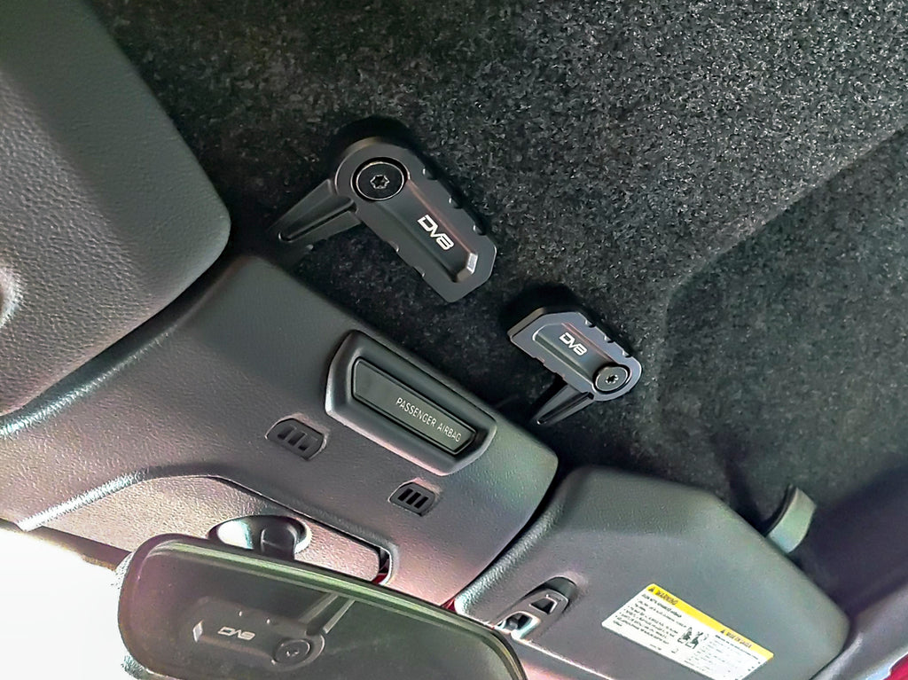 2018-2025 Jeep Wrangler JL & Gladiator JT JLU DV8 Offroad Billet T-Handles for Hard Top