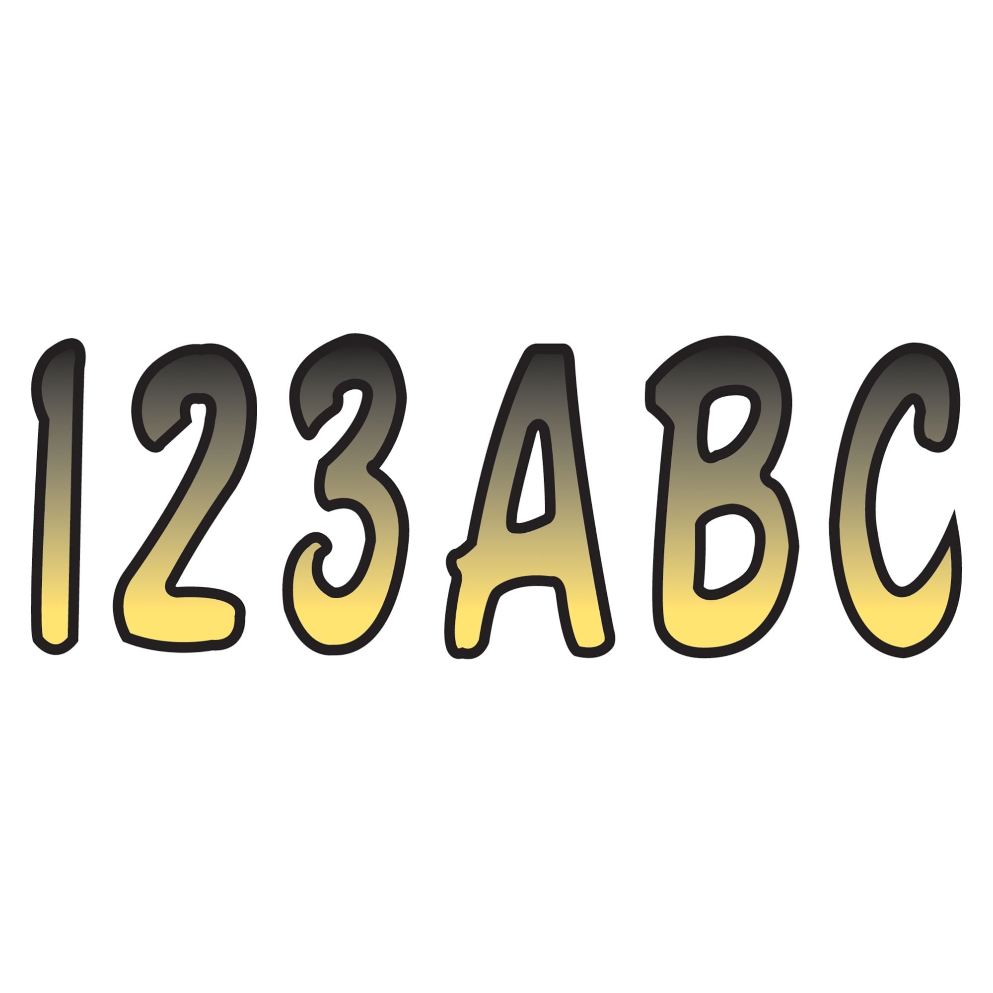 Letter Kit Yellow/Black