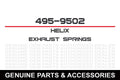 Exhaust Spring 95MM  Zinc  2 Pk