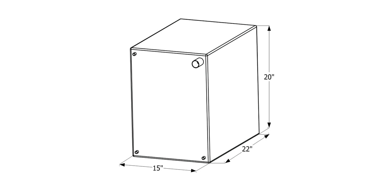 Fresh Water Tank  WT2473  22X20X15