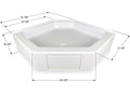 Shower Pan  NSB3232-PW