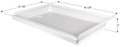 Shower Pan  SP2436LH-PW  Lh Drain