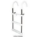 3-Step Gunwale Hook Ladder 7" Stainless
