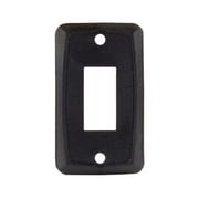 Single Face Plate  Bk
