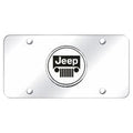 Jeep Logo Chr/Chr Plate