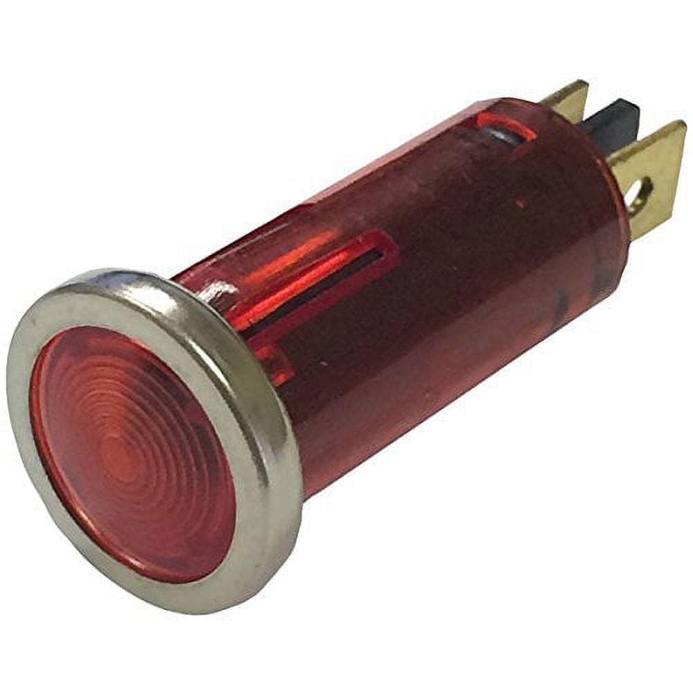 Indctr LGT-1/2' Rnd-Red