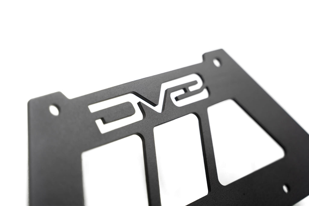Fairlead Mounted Flip-Up License Plate Bracket