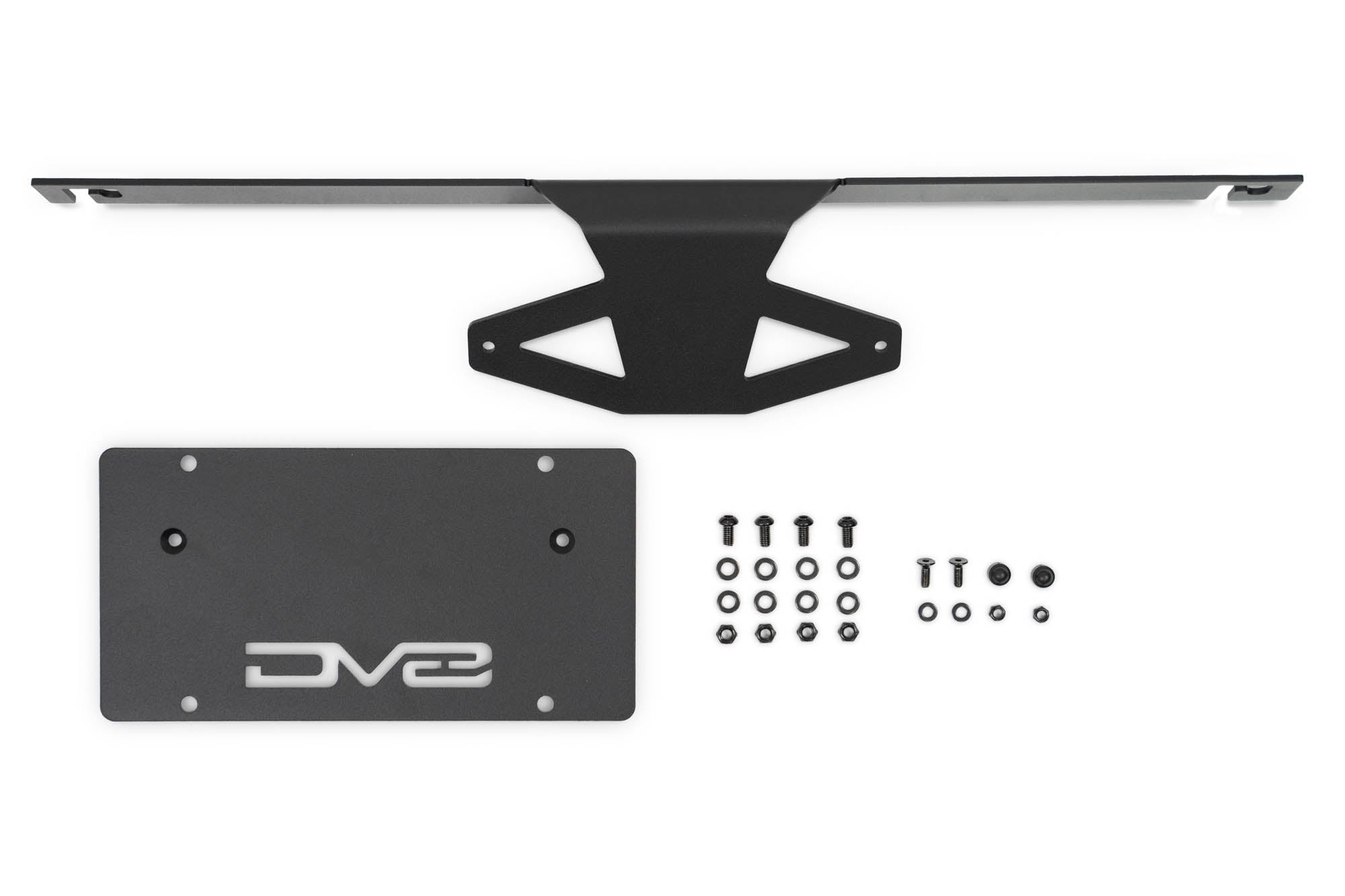 Ford Bronco Capable Bumper Slanted Front License Plate Mount