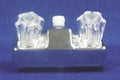 4' White Shower Valve