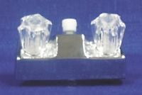 4' White Shower Valve