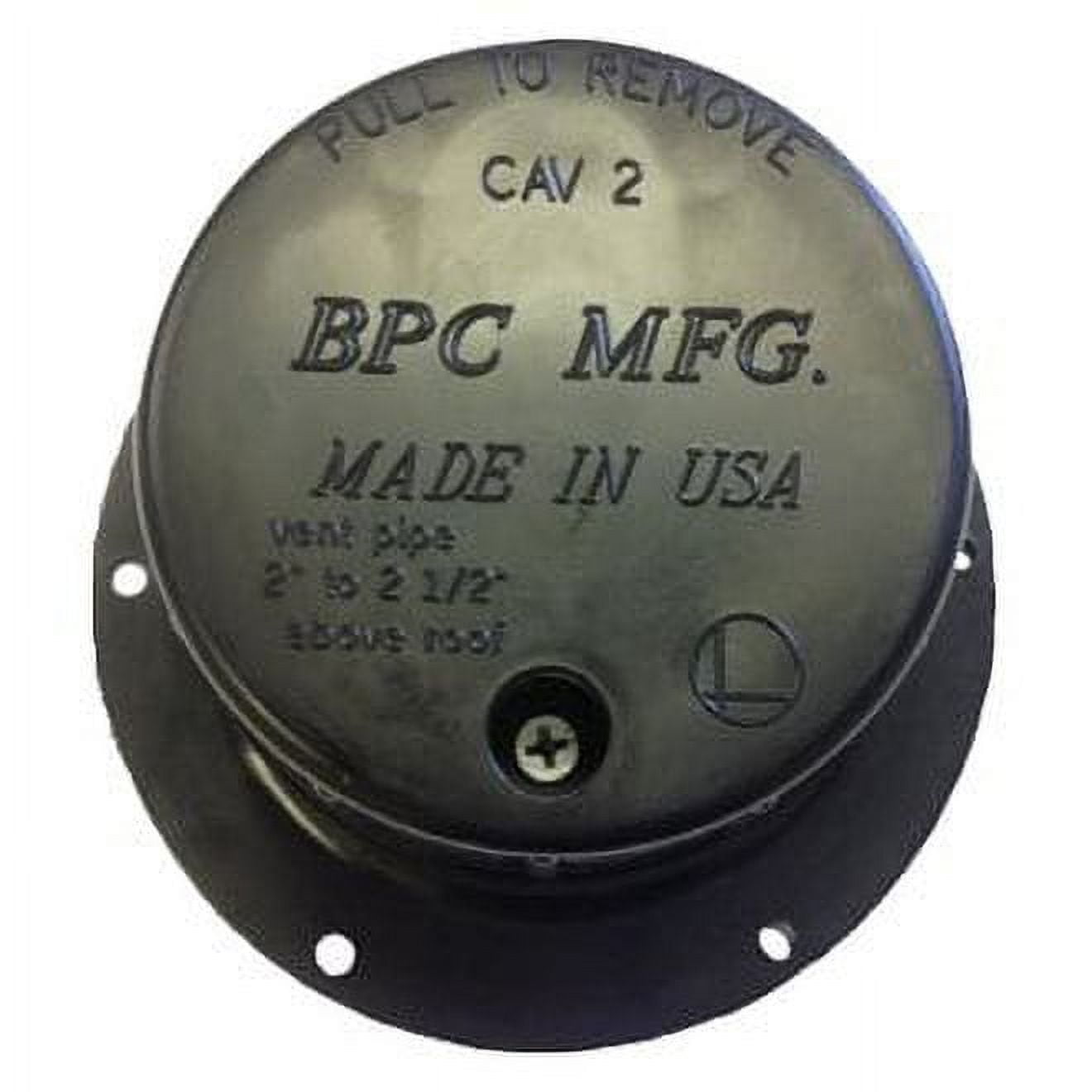 1-1/2IN Vent Cap Screw Dwn Blk
