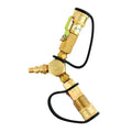 Propane 'Y' Adapter W/Shut Off