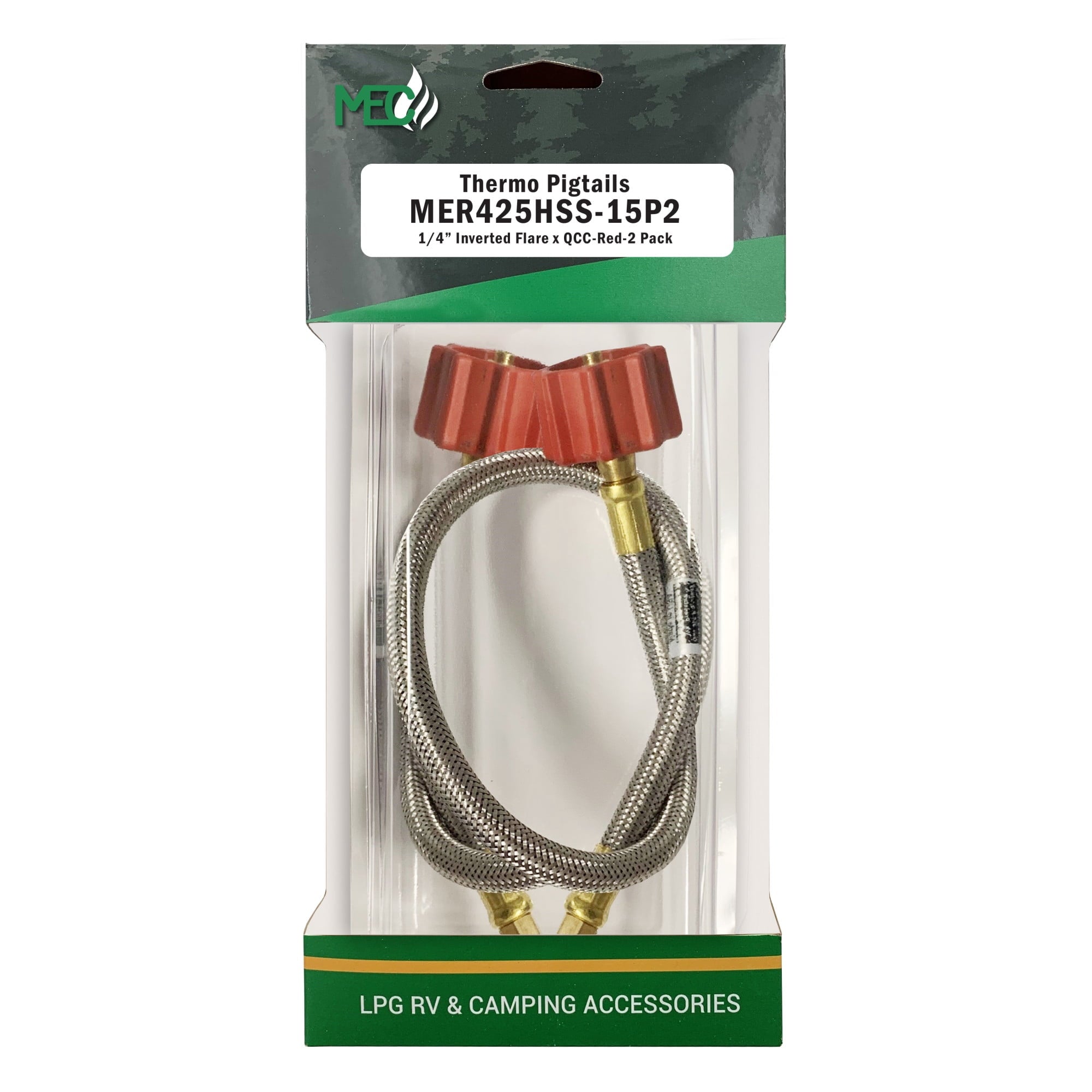 Thermo Pigtail Red 2PK