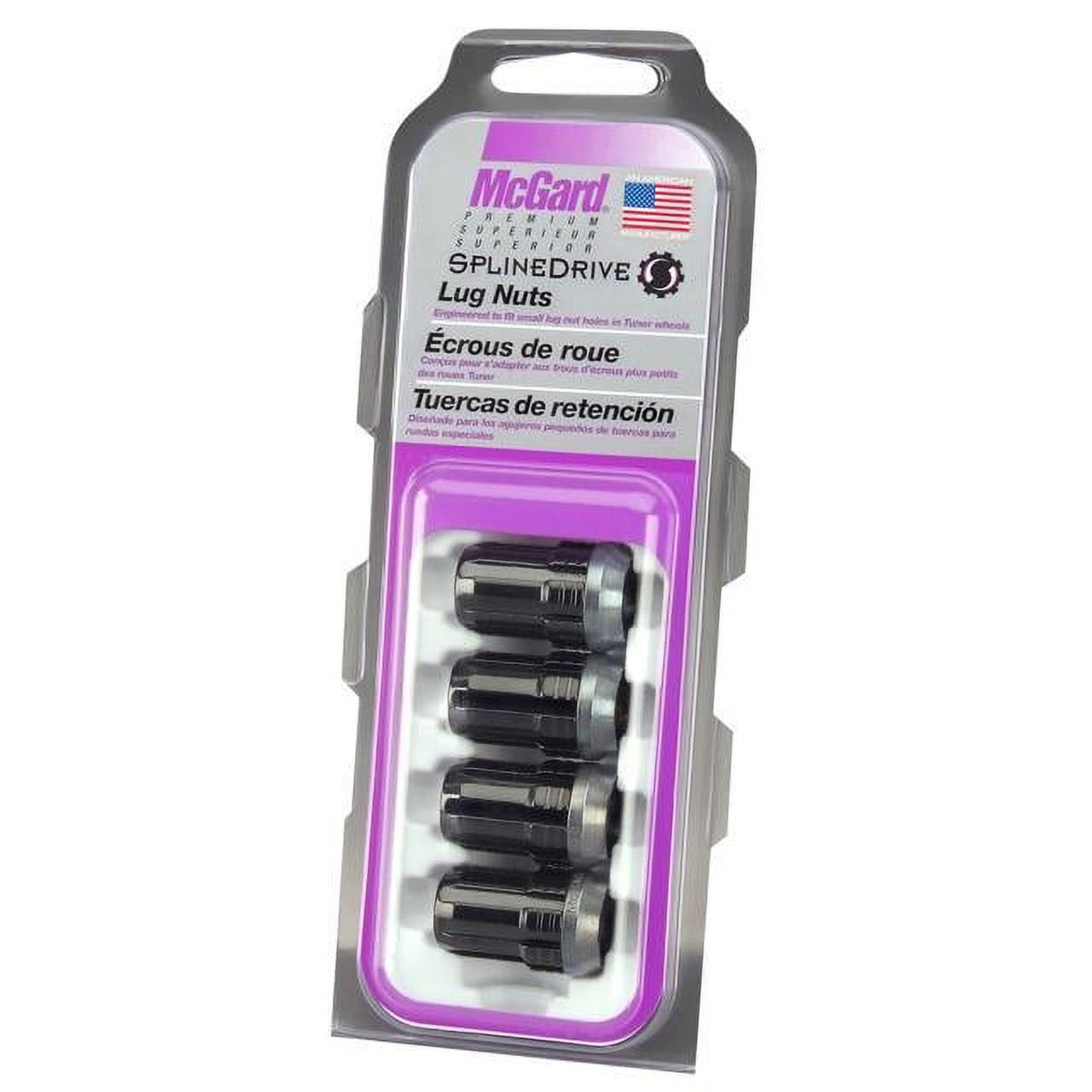Lug Nut PK/4 12X1.25 Blk