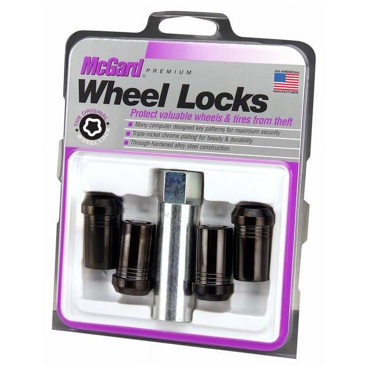 Wheel Lock Set 14X1.5 Blk