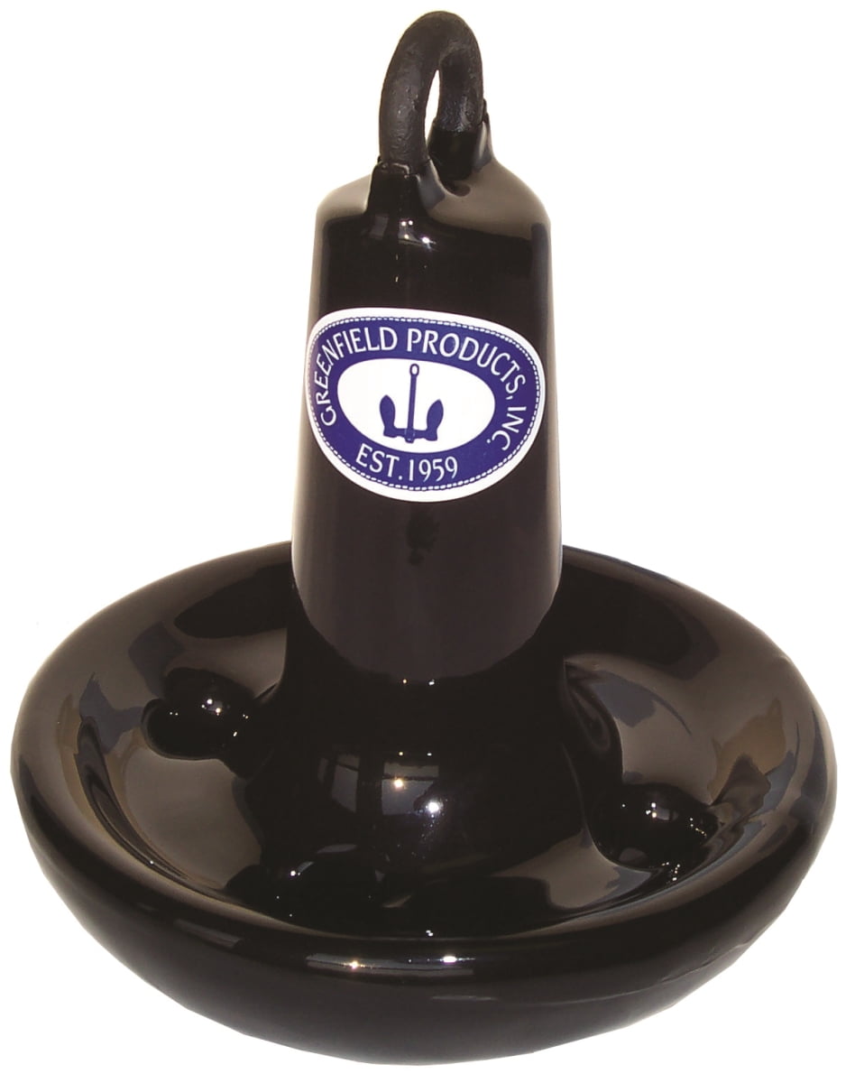 Greenfield 515B Vinyl Coated Mushroom Anchor - Black, 15 lb.