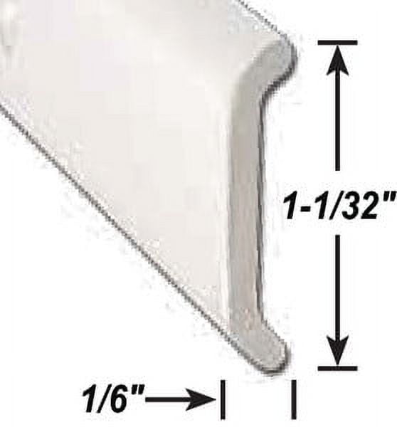 Non Flat Trim Blk 16' Ea