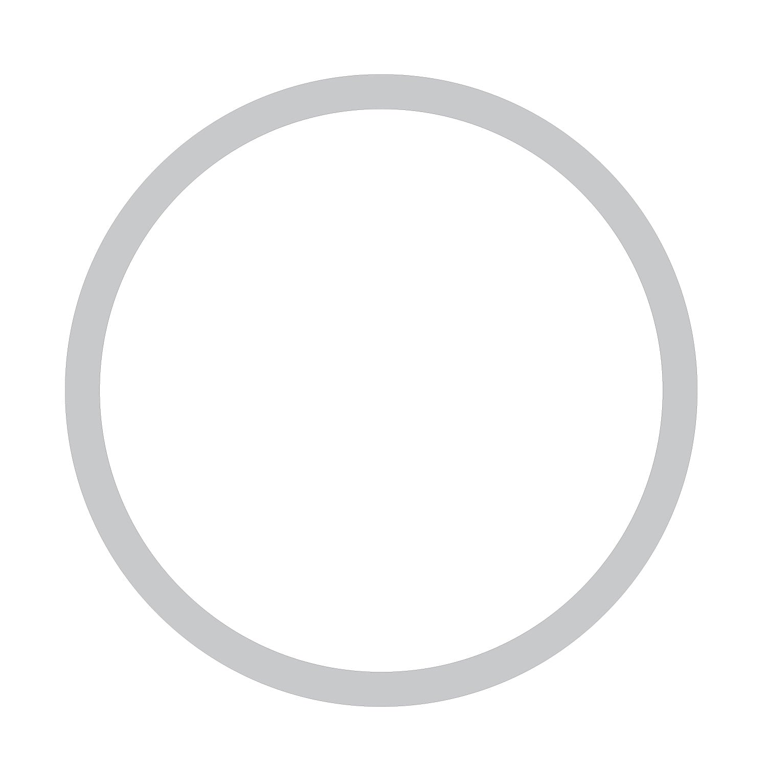 Round Fiber Gasket W/Ring