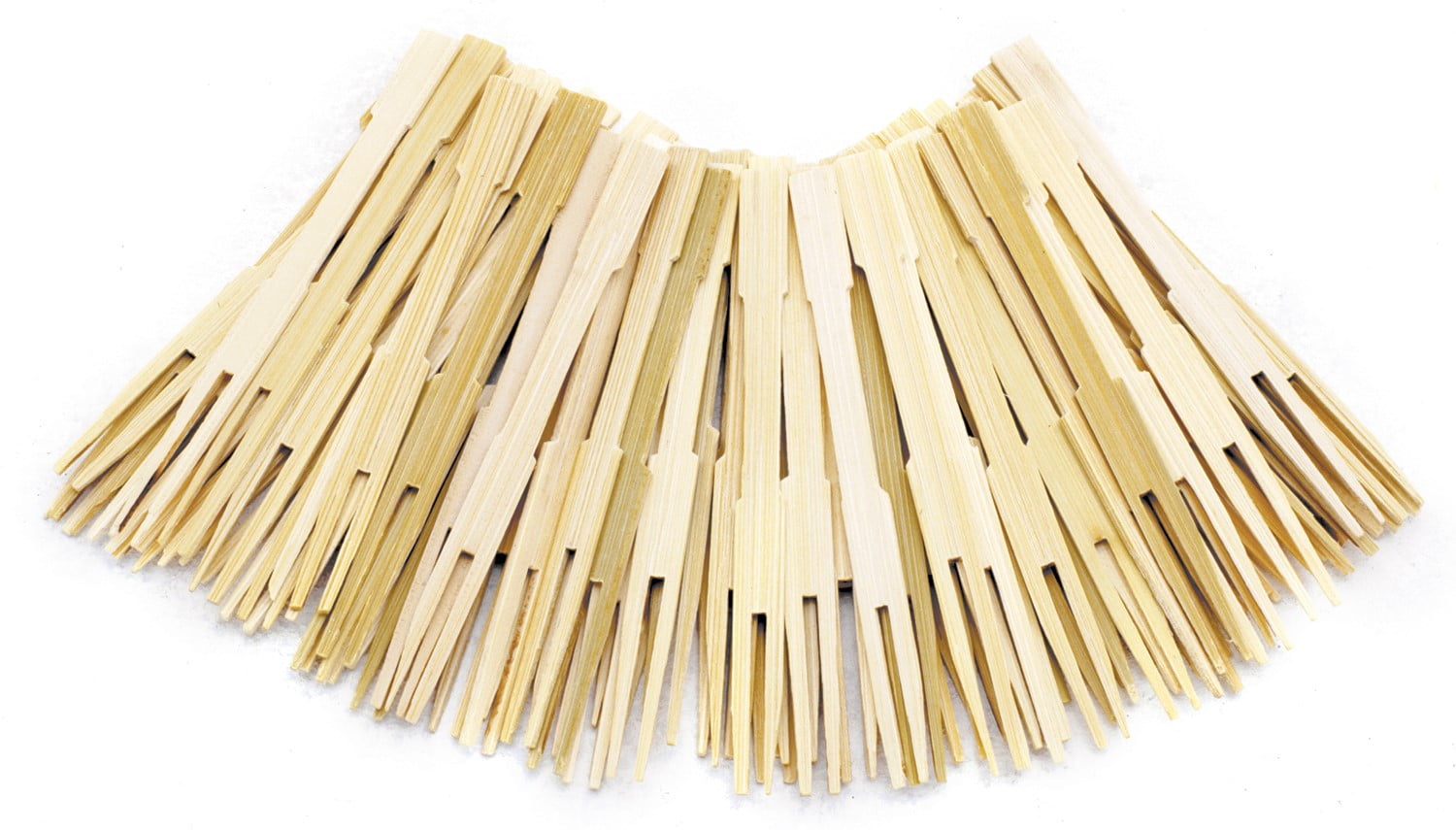3.5' Bamboo Party Forks  72 Pcs