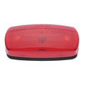 M/C; Oval;blk Base; Red