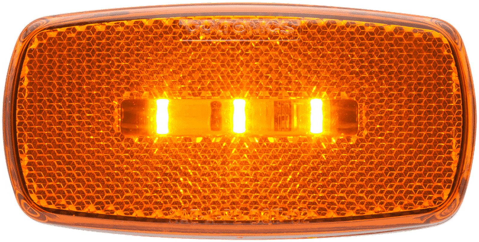 LED Mark Light;oval;amber;