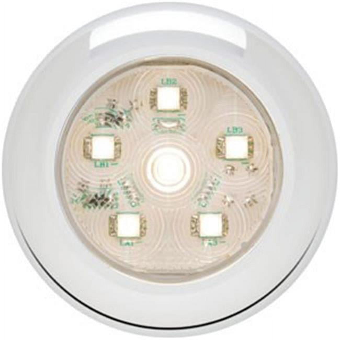 LED Round Utility; 6 Diode; Clear;