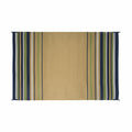 Mat Striped 9X12 Navy/Wht/Lime/Bge