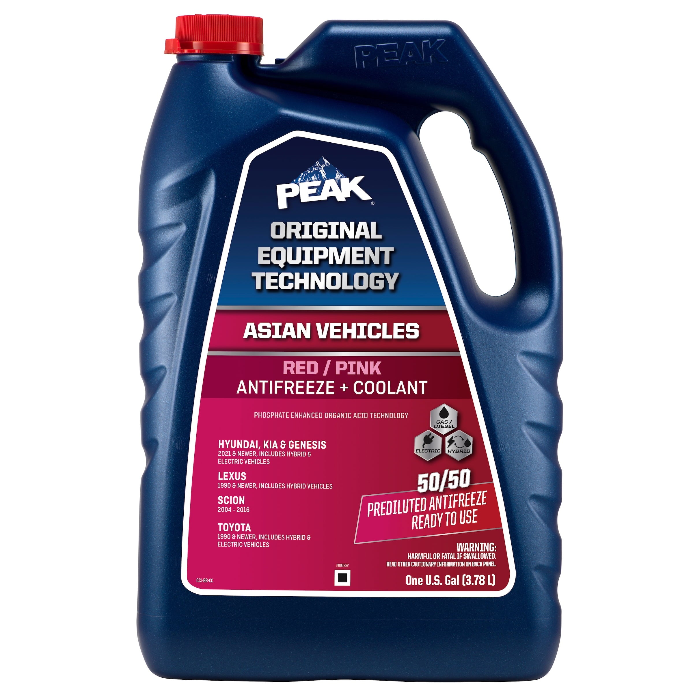 Peak OEM Asian Red/Pink 50/50 Antif